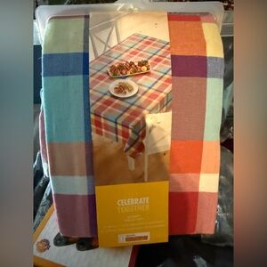 Multicolor Tablecloth. Oblong. 60x102